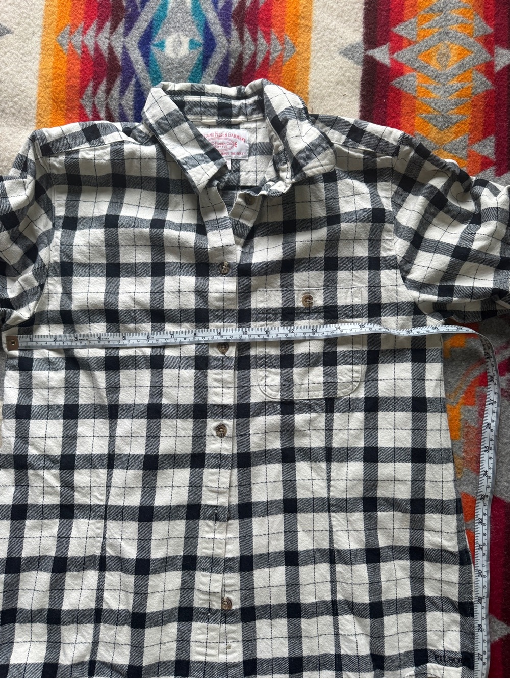 Filson plaid button down - Picture 3 of 5